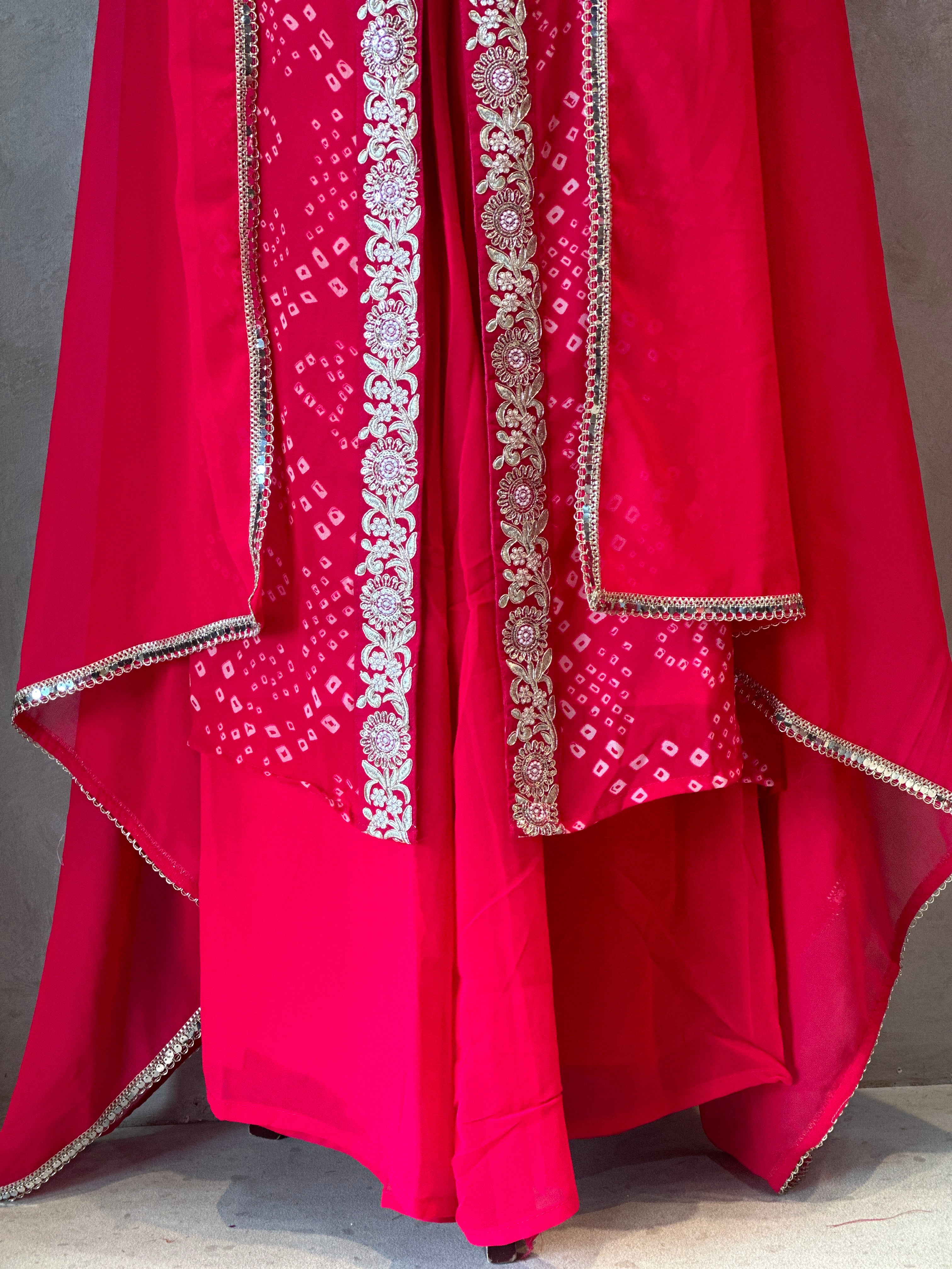 BEAUTIFUL BHANDEJ SPECIAL PLAZO SET