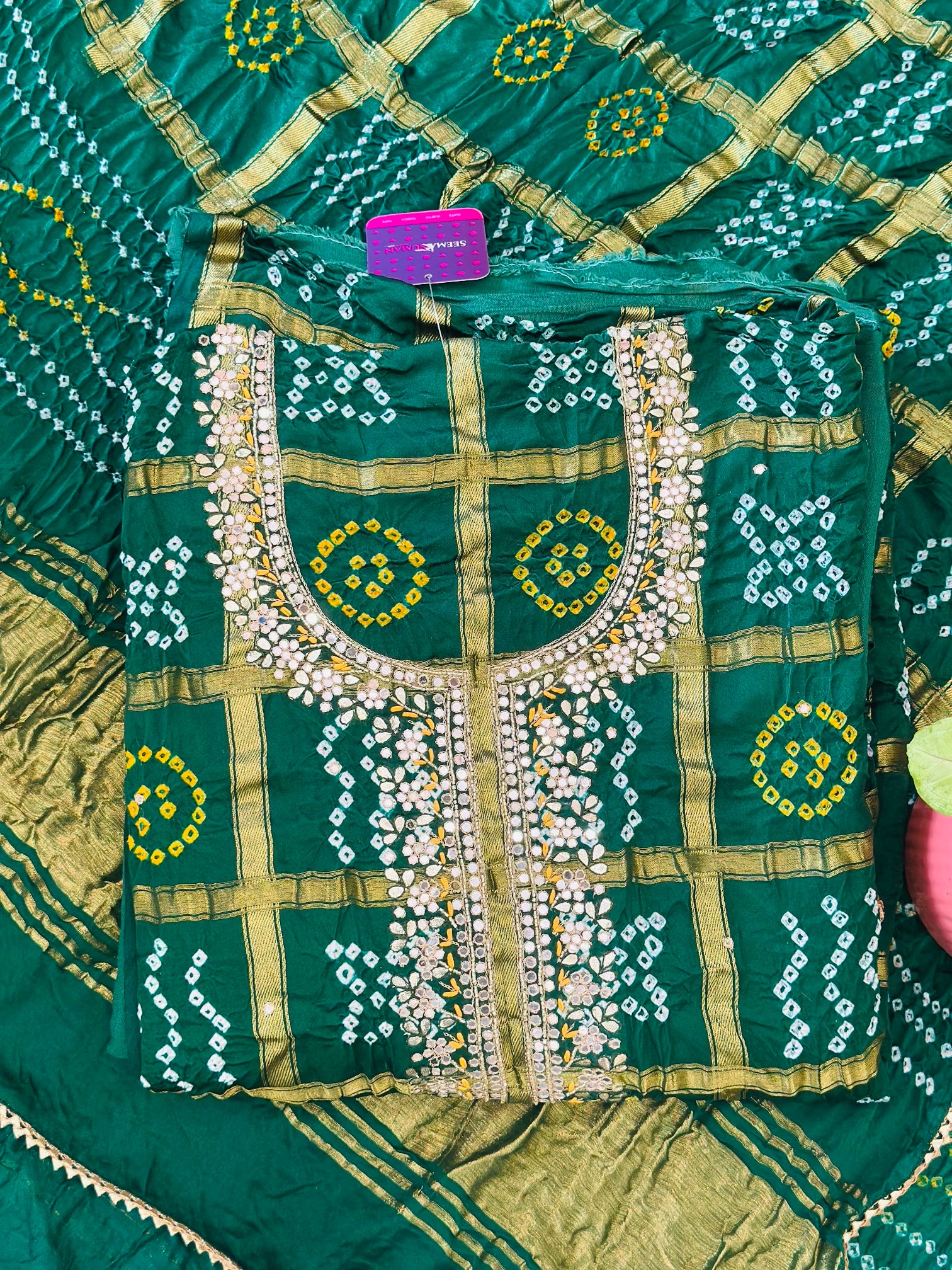 Royal Bhandej Grace Unstitched Suit Set