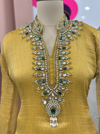 Trendy Farsi Kurta Set With Handwork