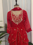 Bhandhej Handwork Peplum Skirt Set