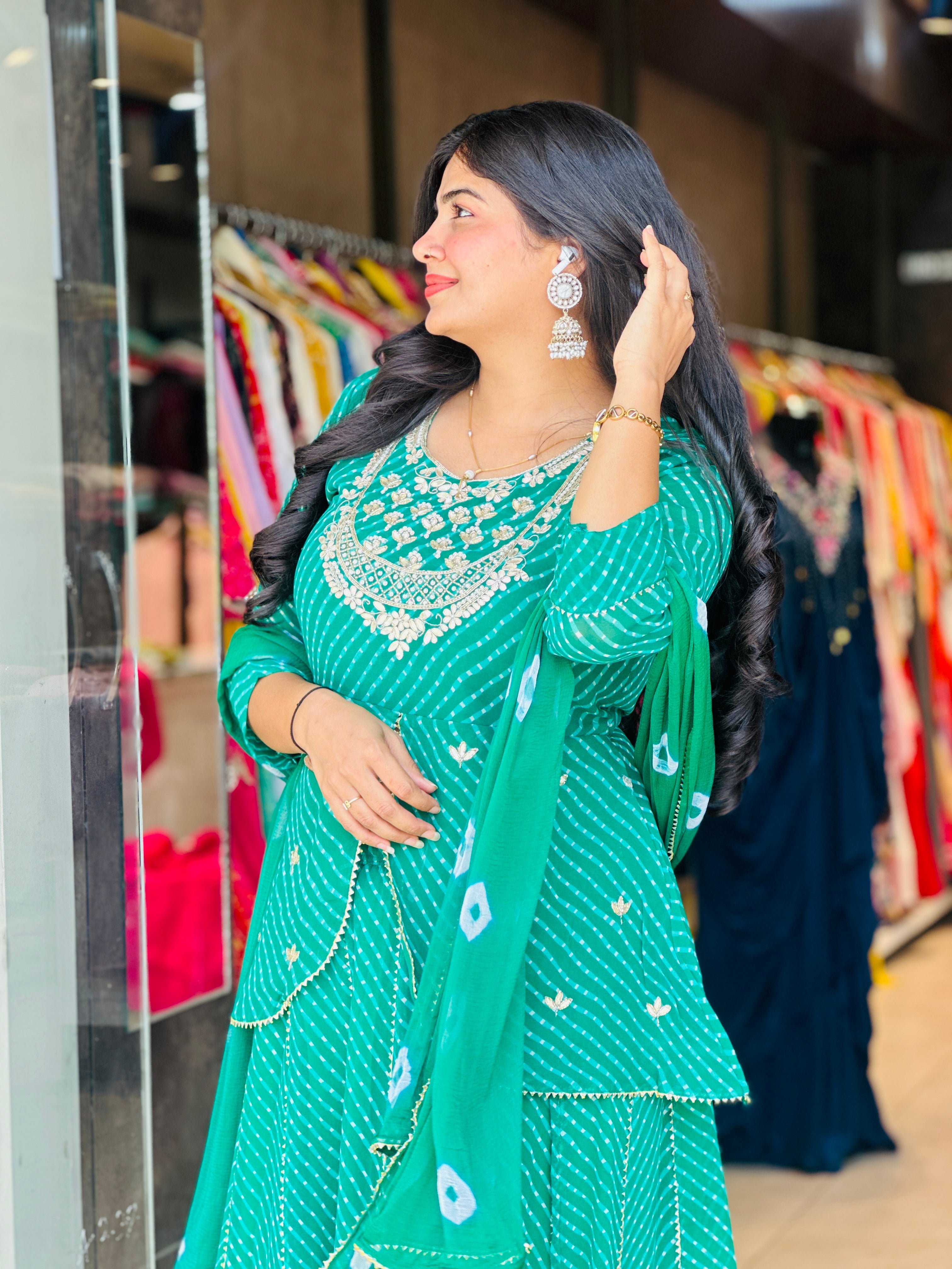 MOTHDA SPECIAL HANDWORK SKIRT SET