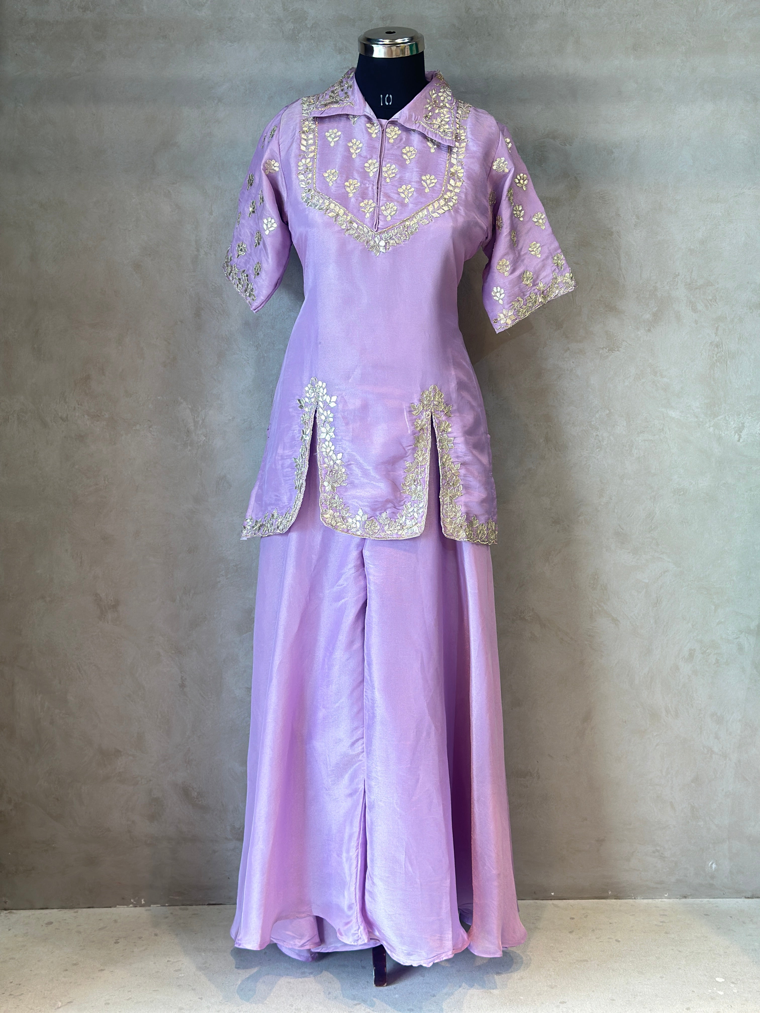 PURE ZARI TISSUE GOTTA PATTI CO-ORD SET