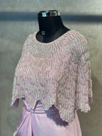 INDO-FUSION SKIRT SET IN HANDWORK