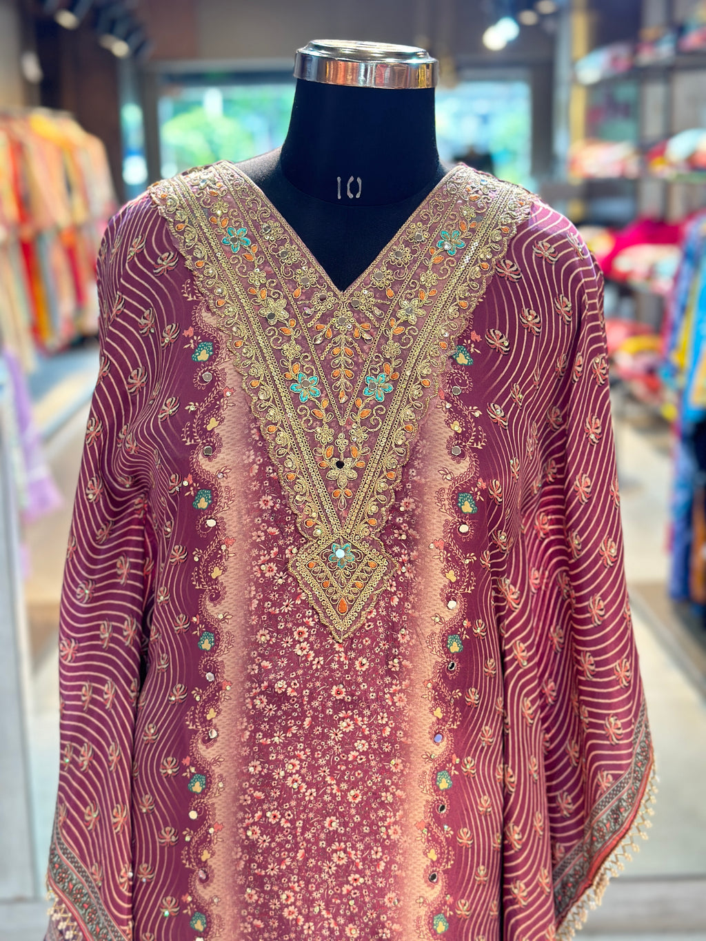 PURE CREPE KAFTAN SET