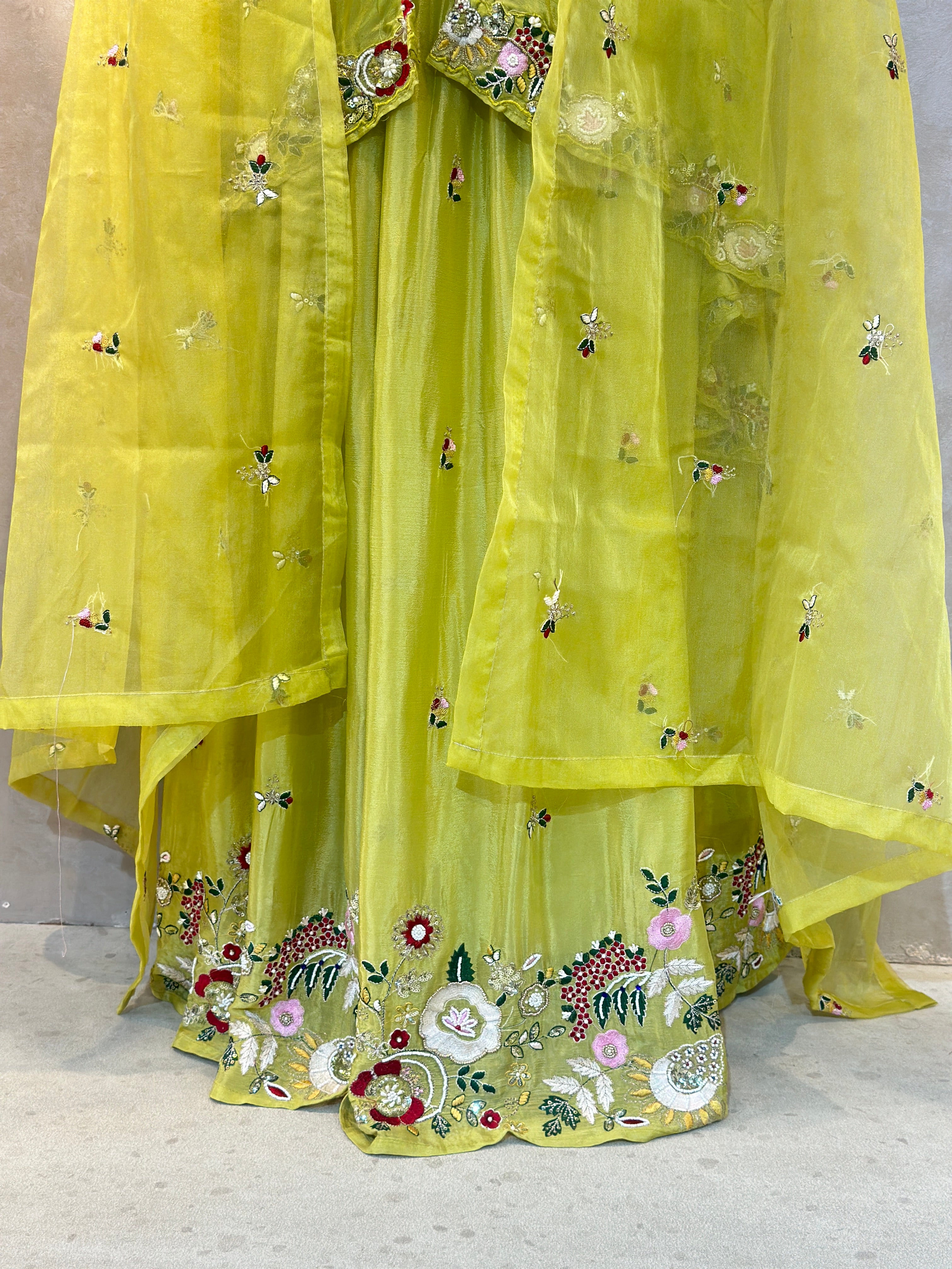 INDO-FUSION PEPLUM LEHNGA SET