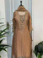 ✨ Pearl Handwork Anarkali Ensemble ✨