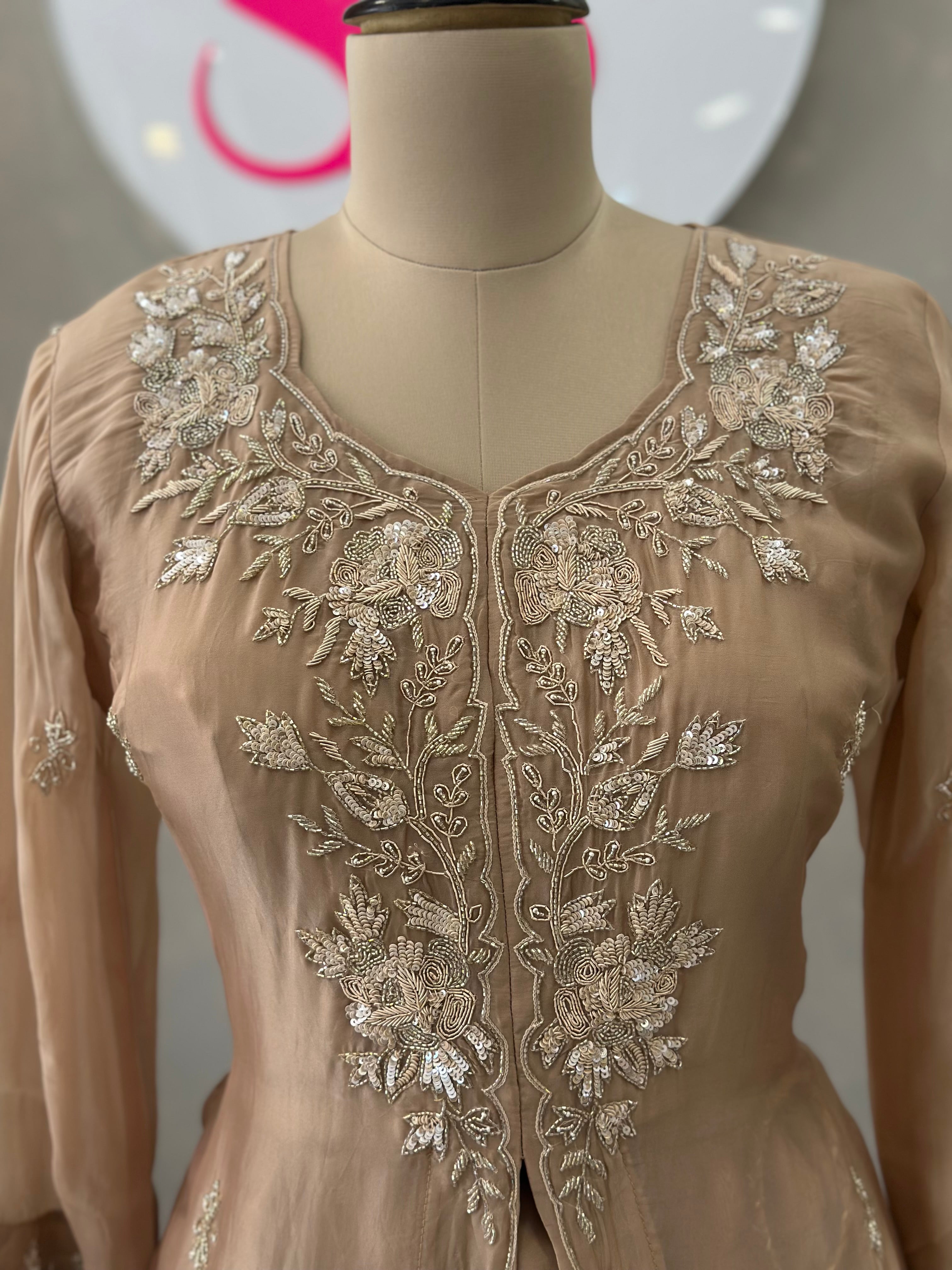 Premium Handwork Indo western Set