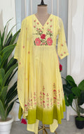 Phoolkari Embroidered A-Line Suit Set
