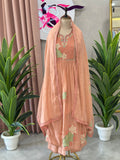 Embroidered Anarkali Suit Set