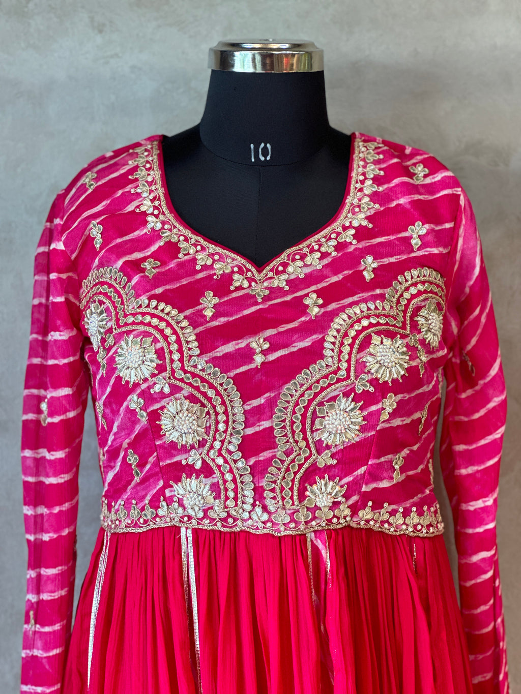 BRIDE SPECIAL LAHARIYA HANDWORK SUIT