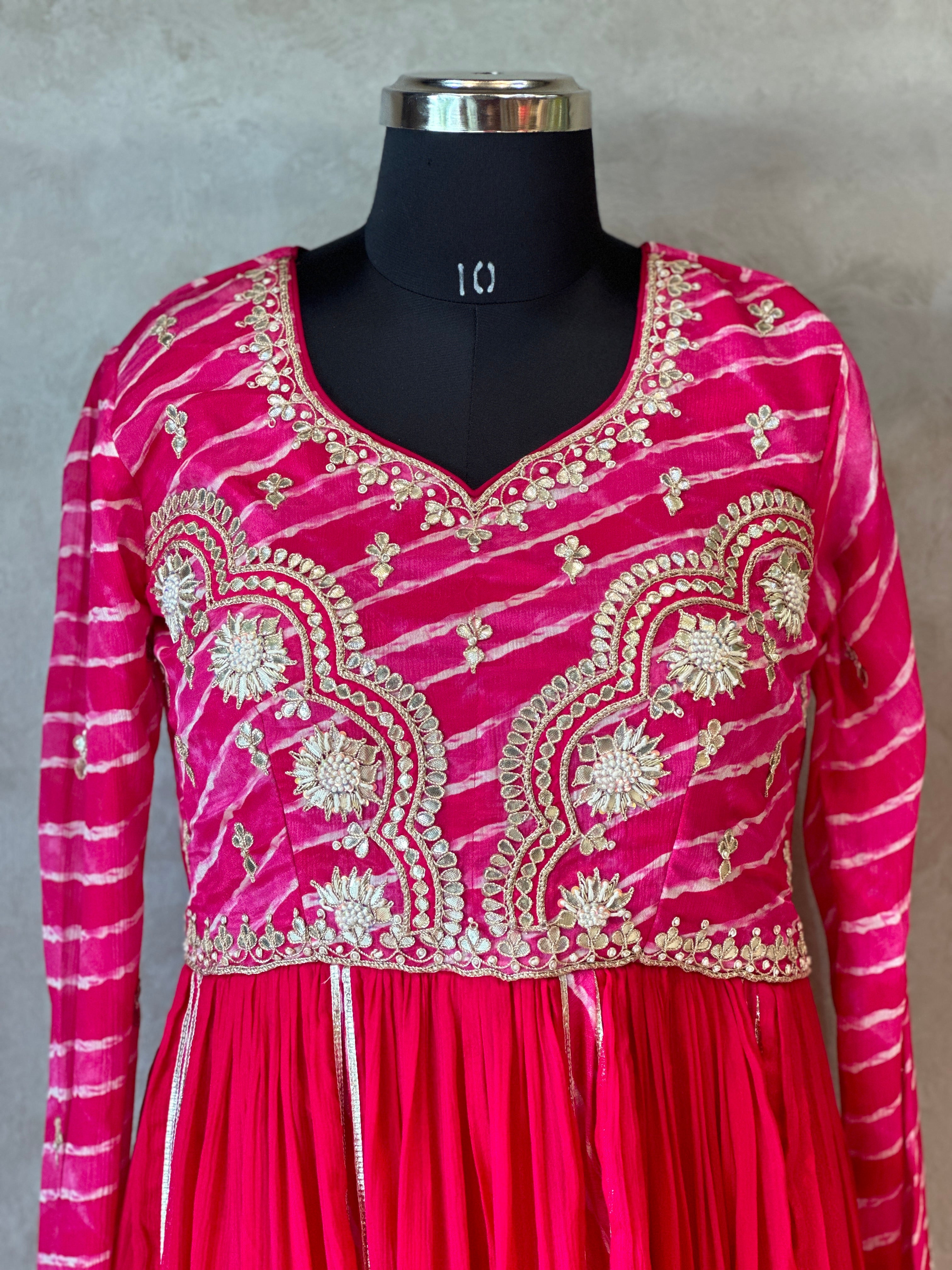 BRIDE SPECIAL LAHARIYA HANDWORK SUIT