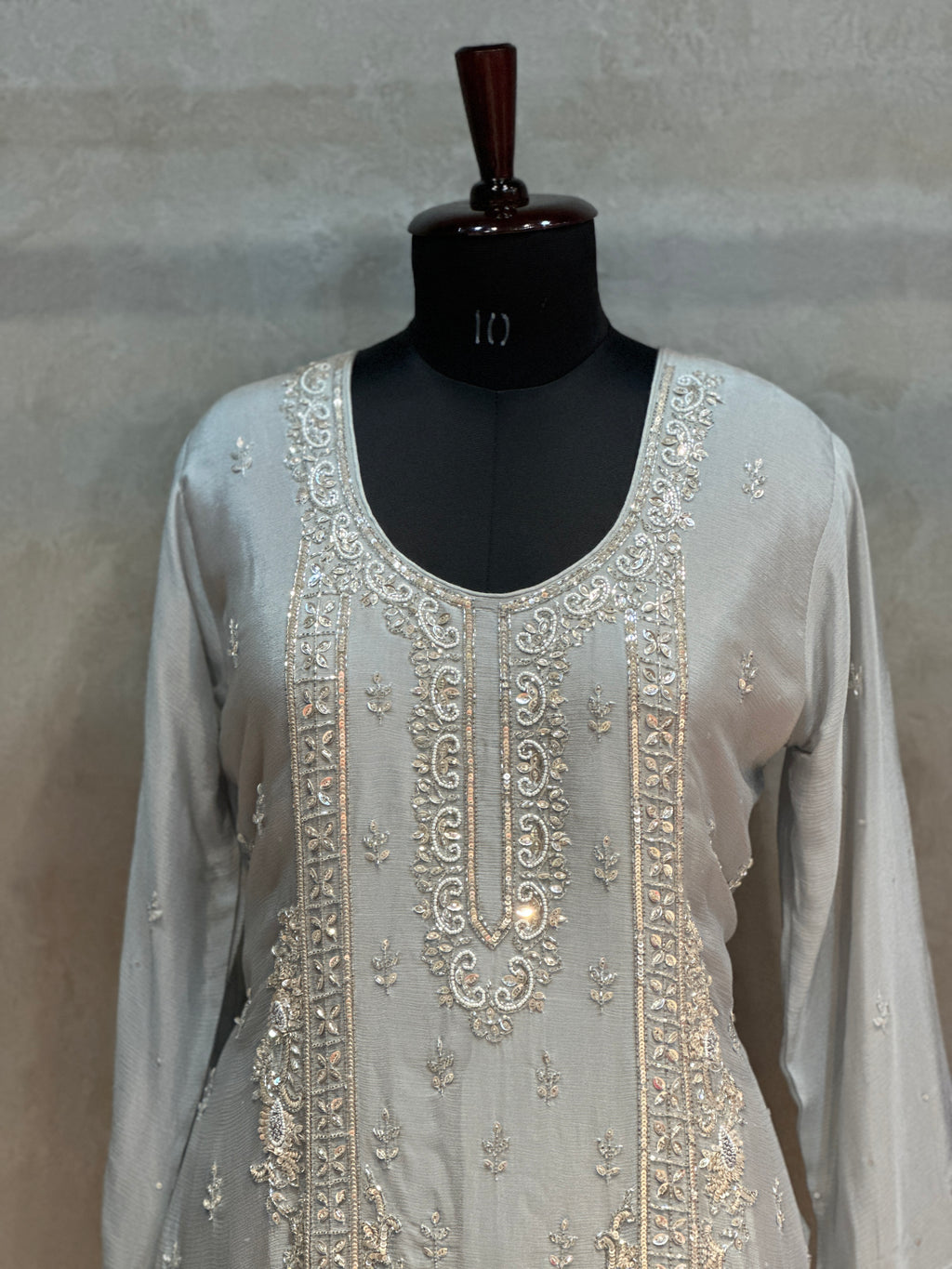 PREMIUM HANDWORK PLAZO SET