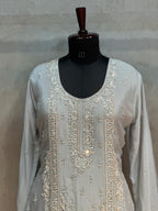 PREMIUM HANDWORK PLAZO SET