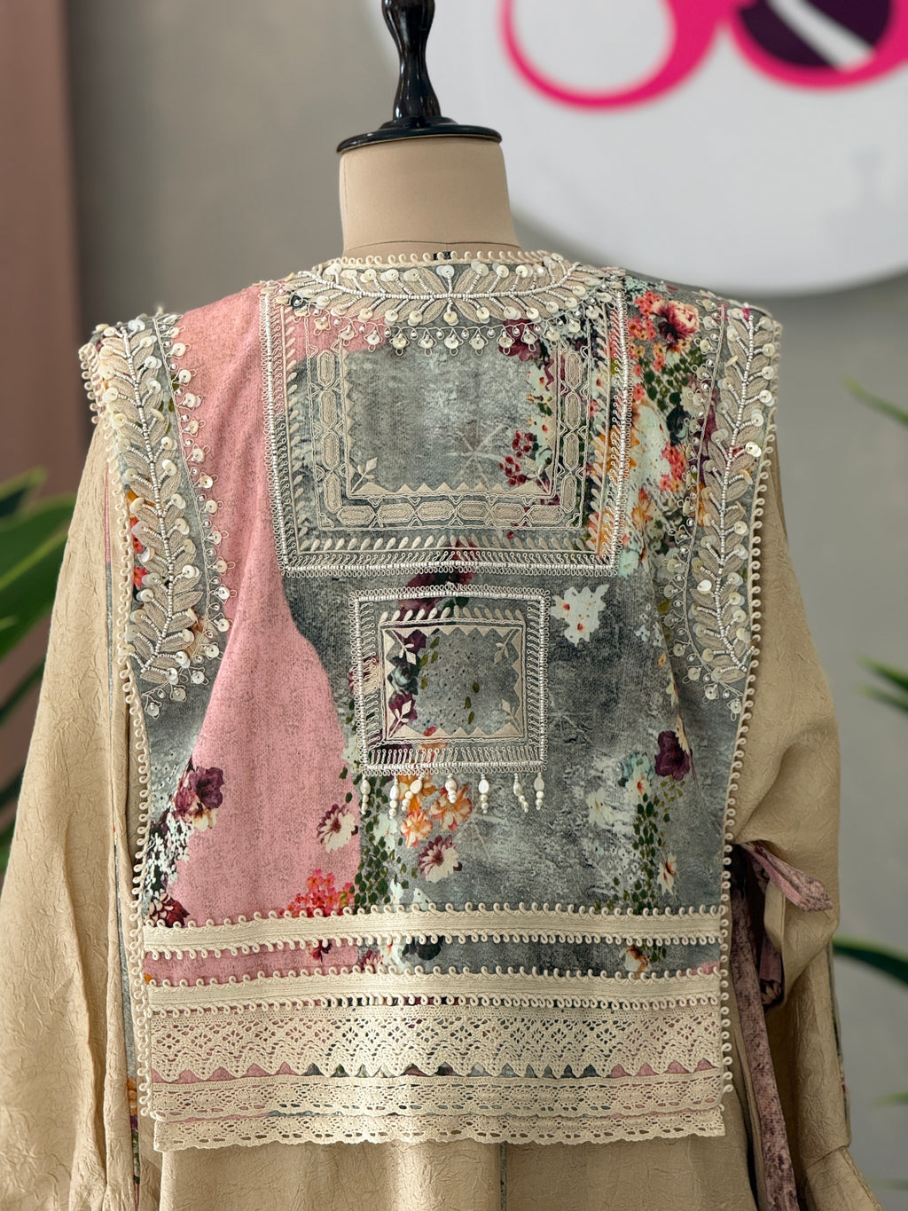 Designer Dhoti Style Jacket Set
