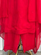 Elegant Cotton Embroidered Kurta Set with Dupatta
