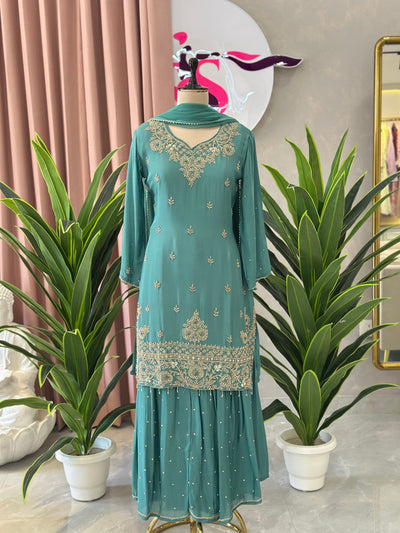 Classic Charm Sharara Set