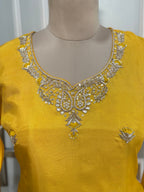 BEAUTIFUL ZARDOSI HANDWORK SKIRT SET