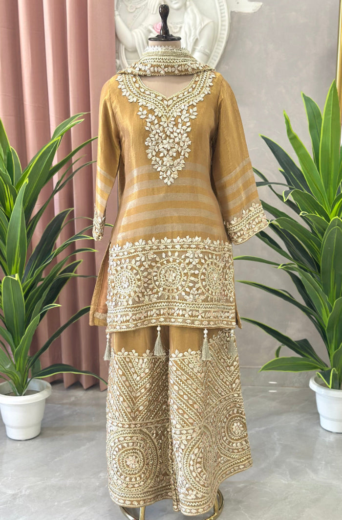 Gota Patti Handwork Sharara Set
