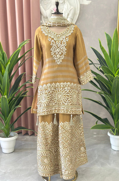 Gota Patti Handwork Sharara Set
