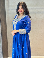 RAKHI SPECIAL ZARDOSI HANDWORK ANARKALI SUIT