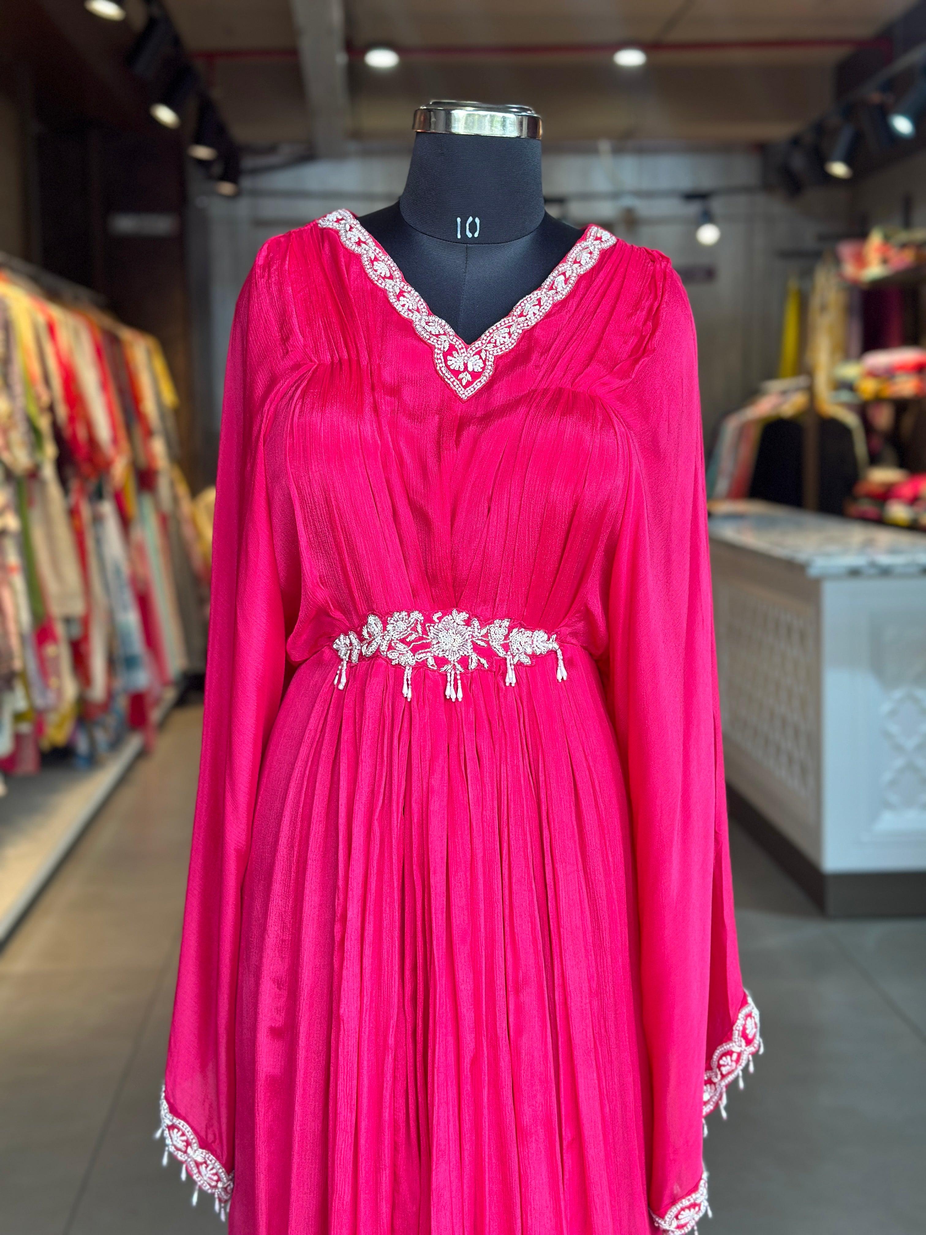 KAFTAN GOWN IN HANDWORK