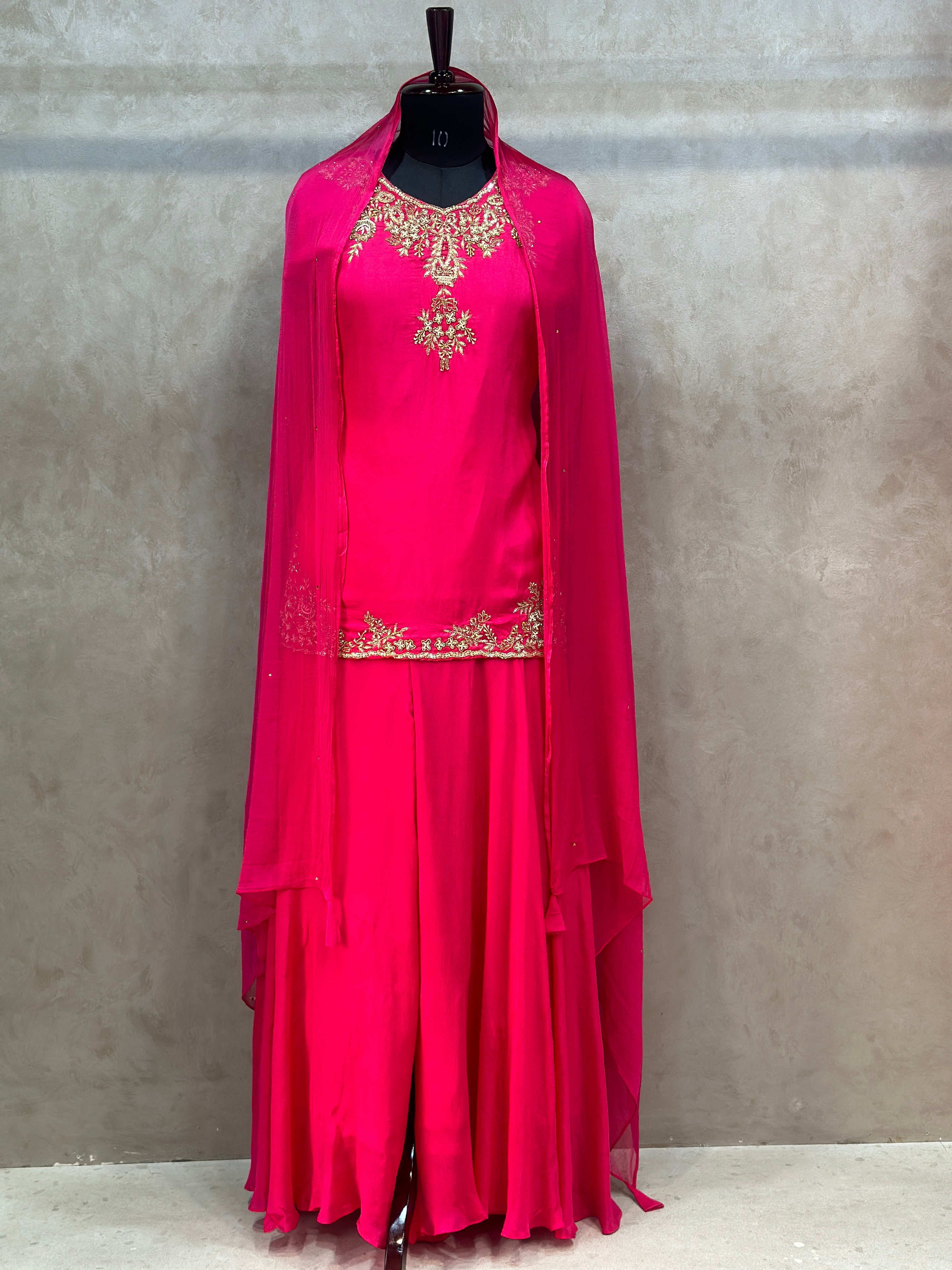 PREMIUM PLAZO SET WITH PREMIUM HANDWORK