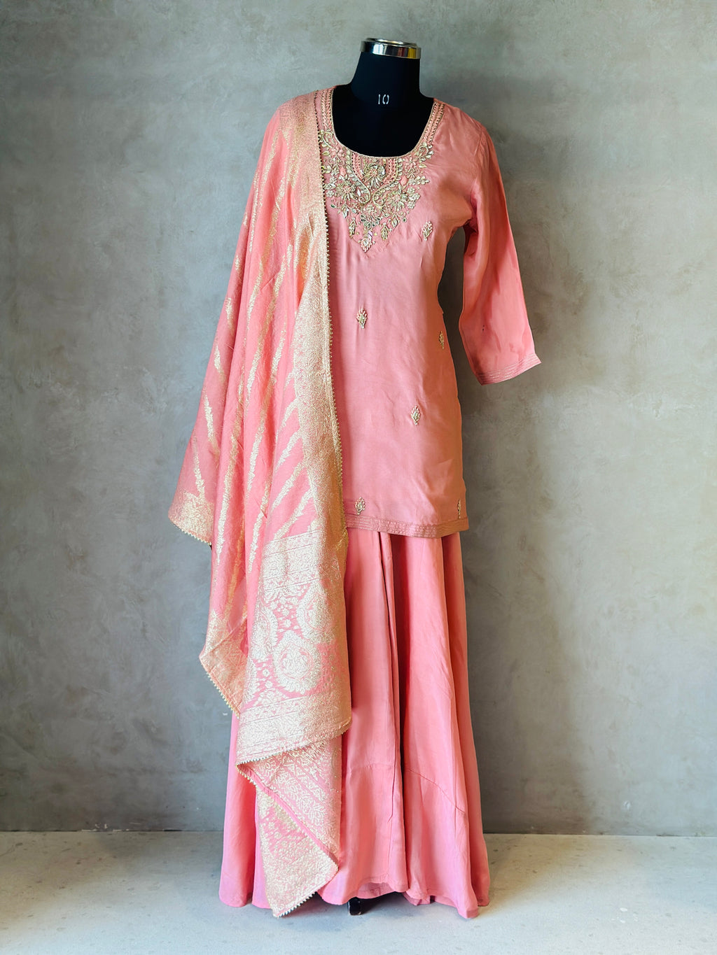 PREMIUM ZARDOSI HANDWORK PLAZO SET