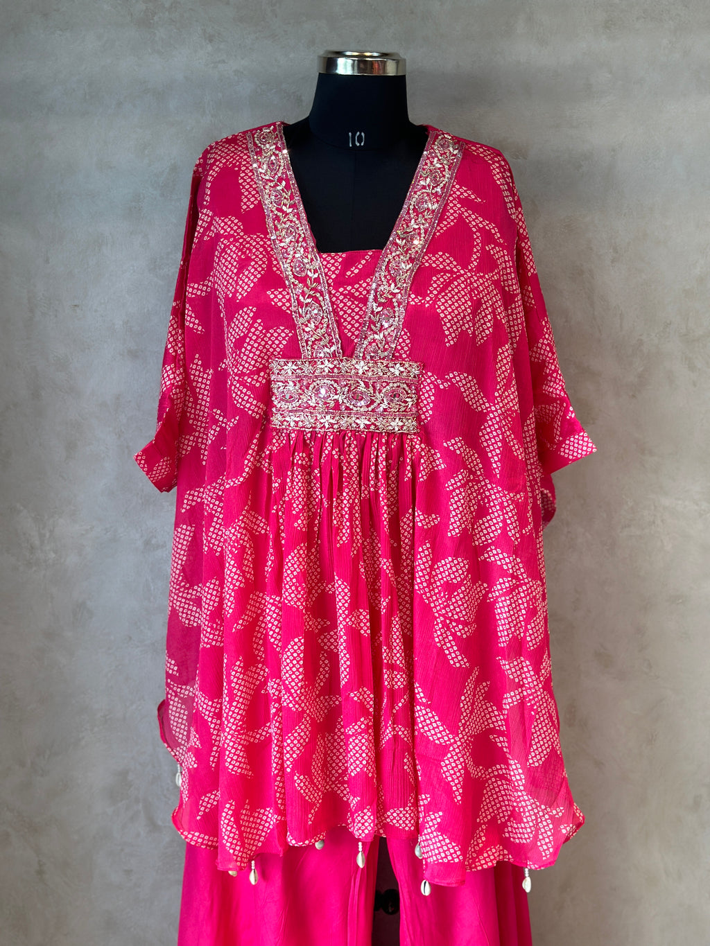 BHANDEJ HANDWORK KAFTAN SET