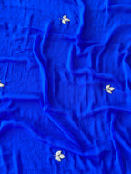 Designer Pearl Work Saree