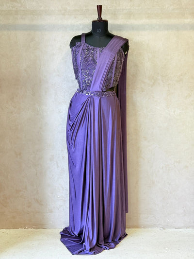 PREMIUM INDO-WESTERN DRAPE SAREE