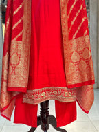 BANARASI STRAIGHT SUIT SET