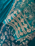 PRE-DRAPPED SAREE SHURG SET