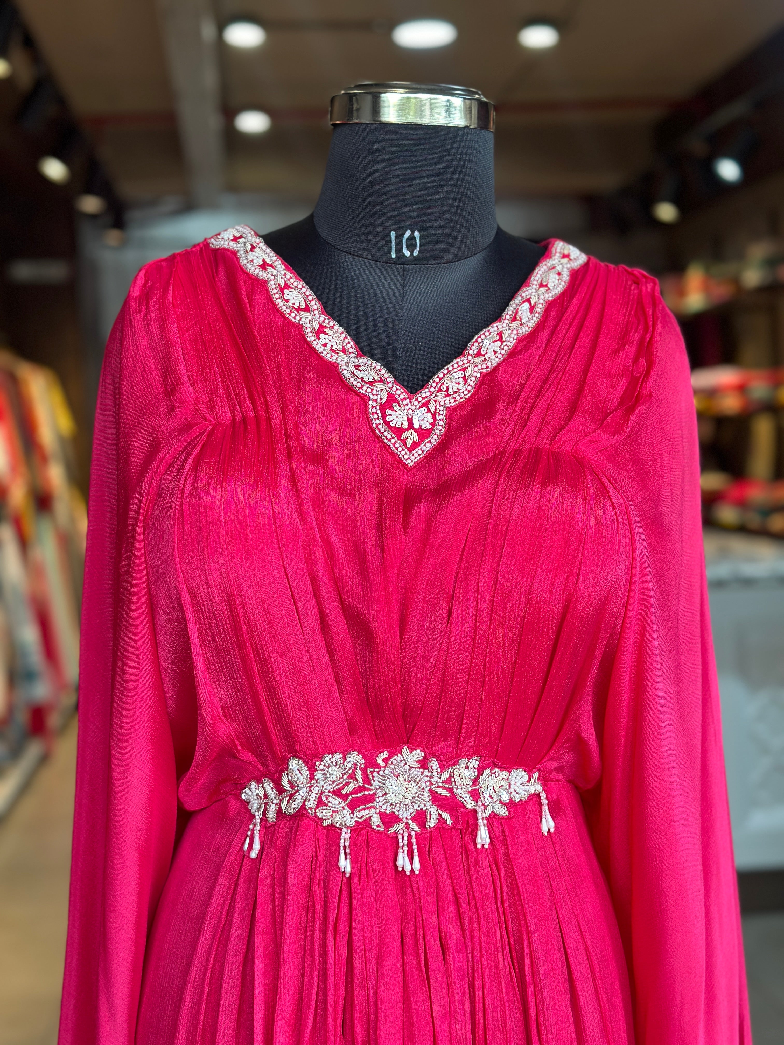 KAFTAN GOWN IN HANDWORK