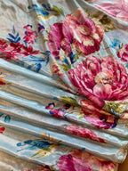 PREMIUM FLORAL SAREE WITH HANDWORK