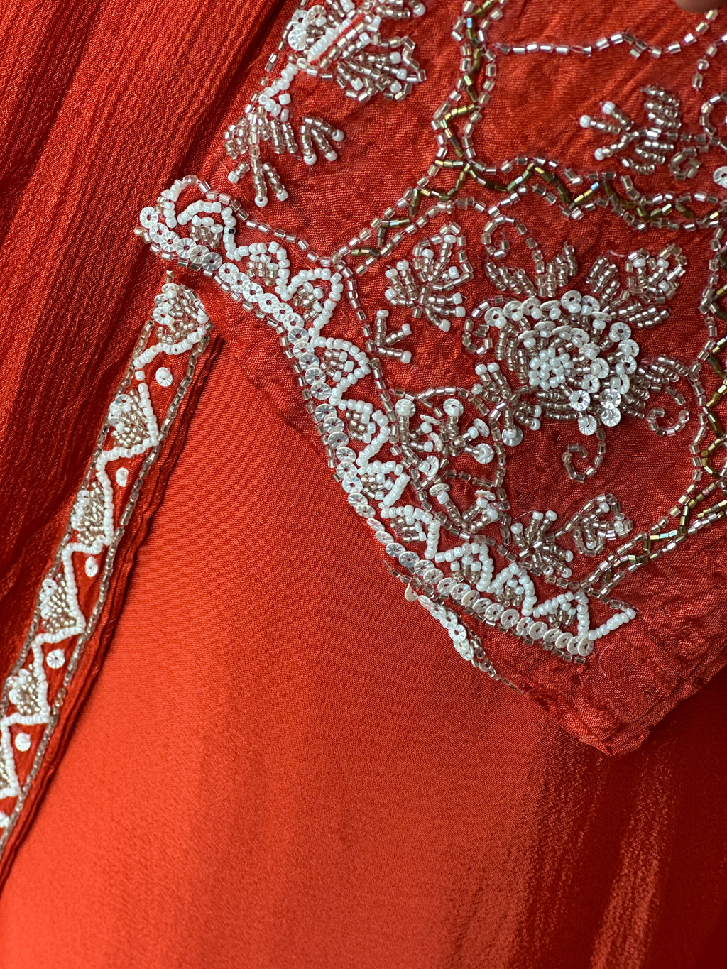 PRE DRAPPED HEAVY HANDWORK SAREE