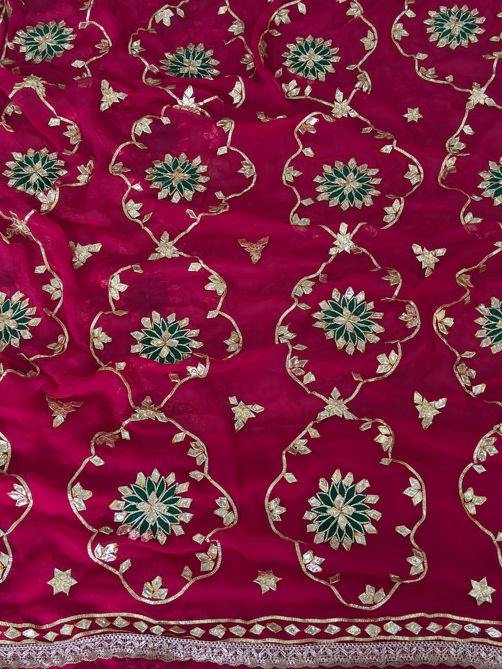 ✨Traditional  Handwork Gota Patti Saree✨