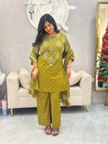 Traditional Bandhej Print Farshi Kurta Set