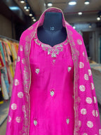 BEAUTIFUL ZARDOSI HANDWORK SKIRT SET