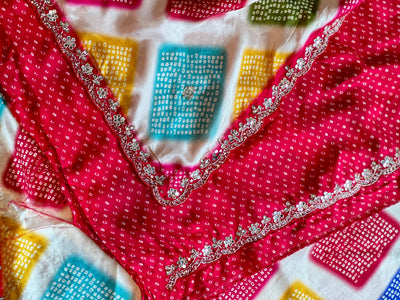 PURE CREPE SILK HANDWORK SAREE