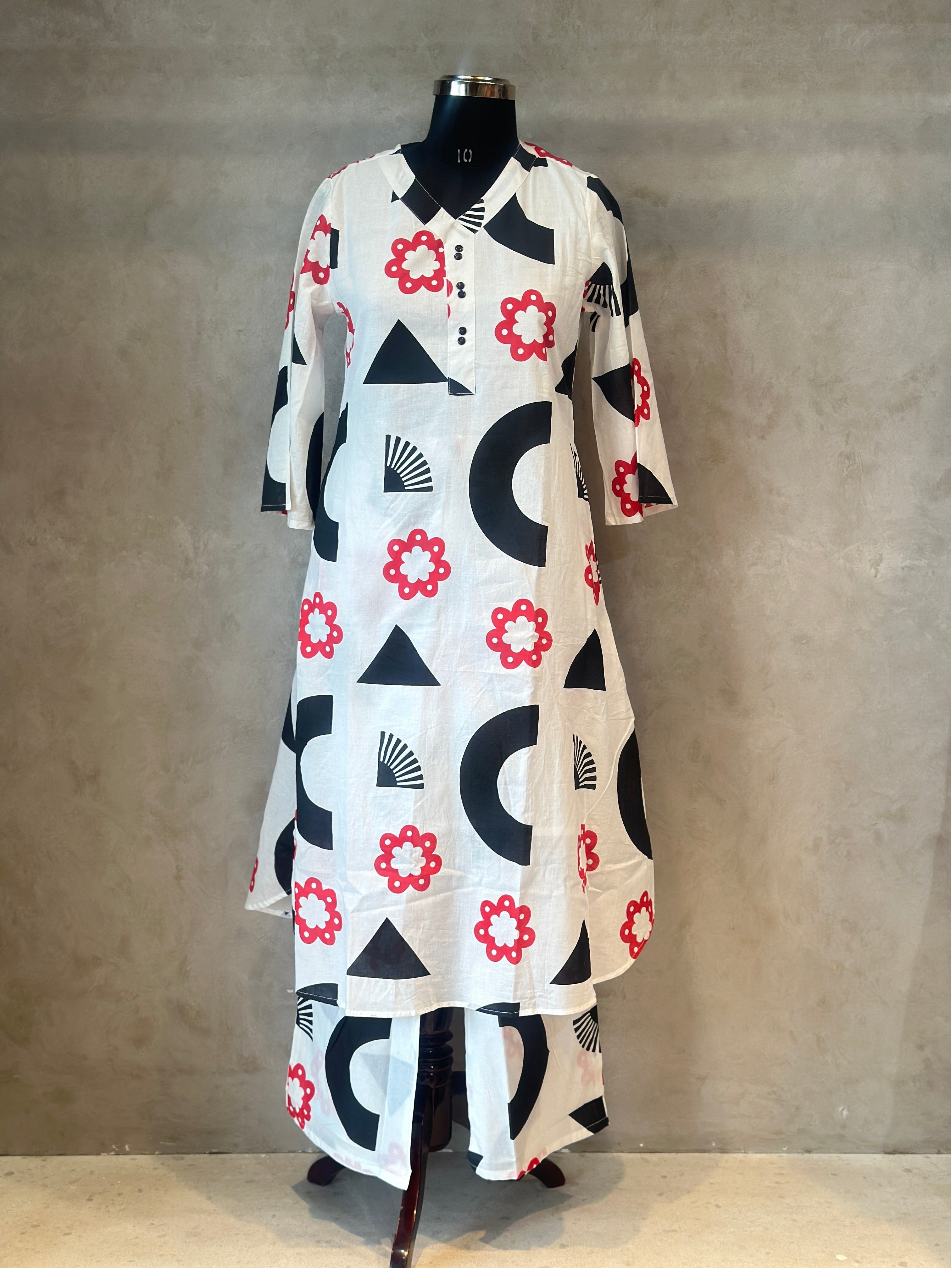 TWO PIECE COTTON SUIT SET