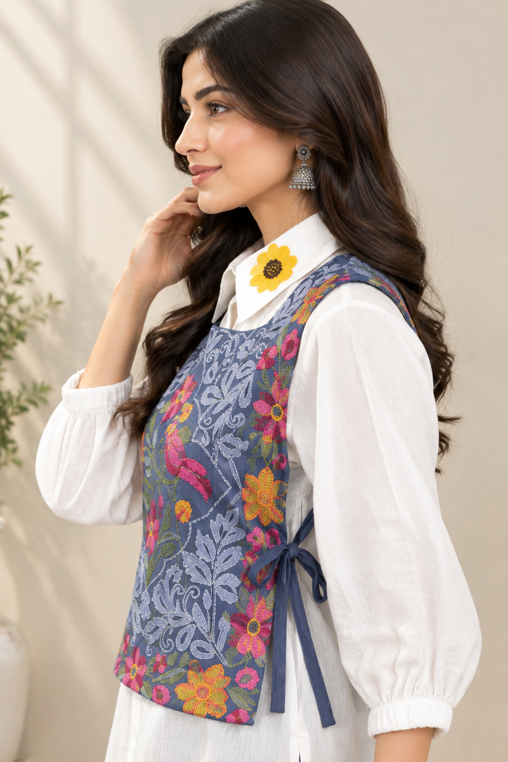 🌻Premium  floral Embroidered Cord Set🌻