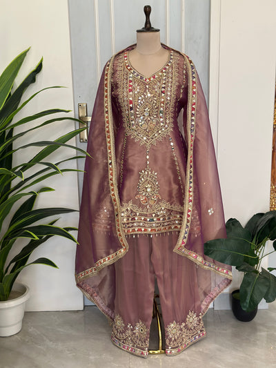 Designer Mirror Work Suit Set
