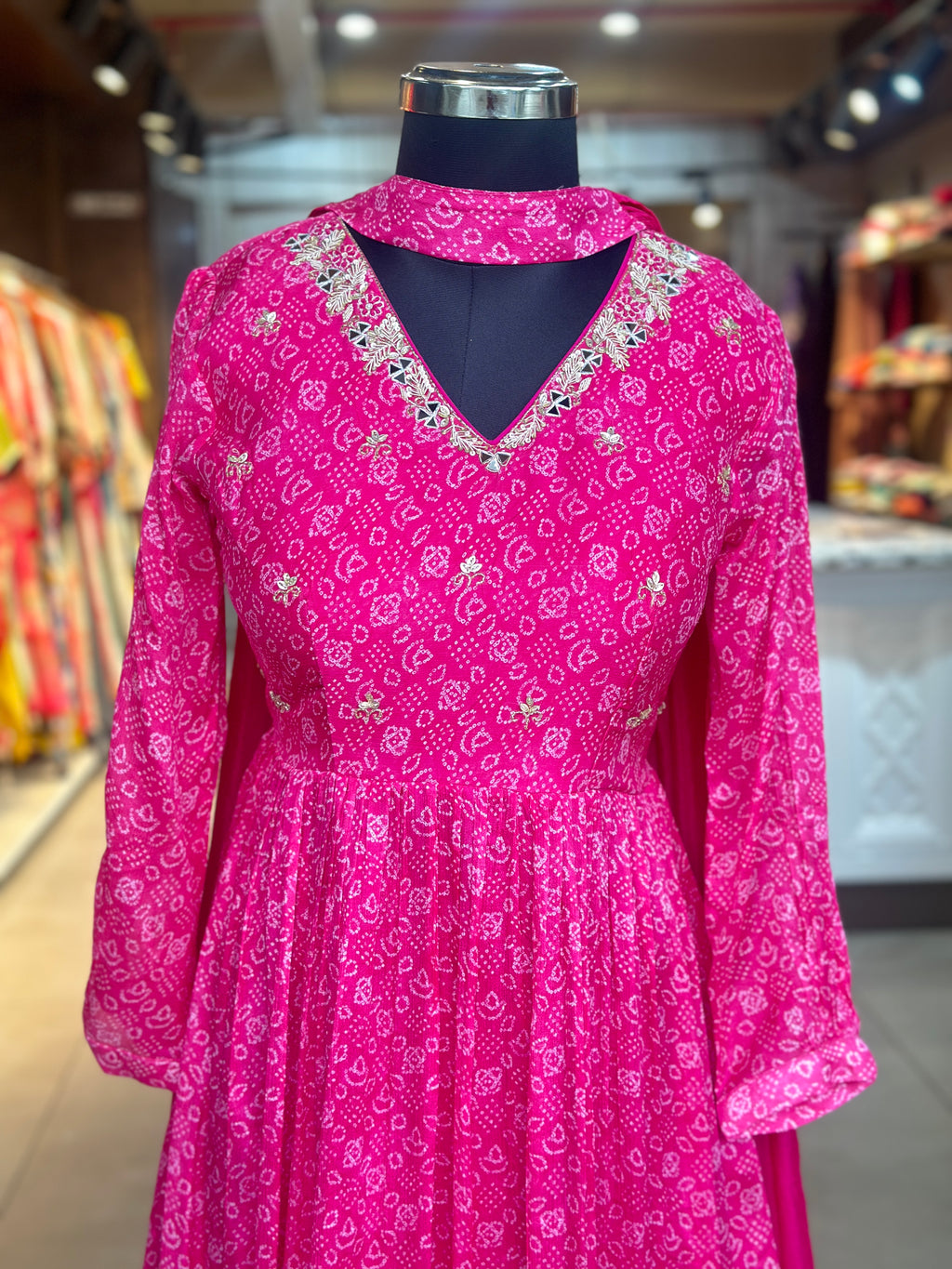 BHANEJ HANDWORK GOWN