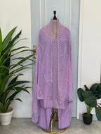 Neckline Elegance Kurta Set
