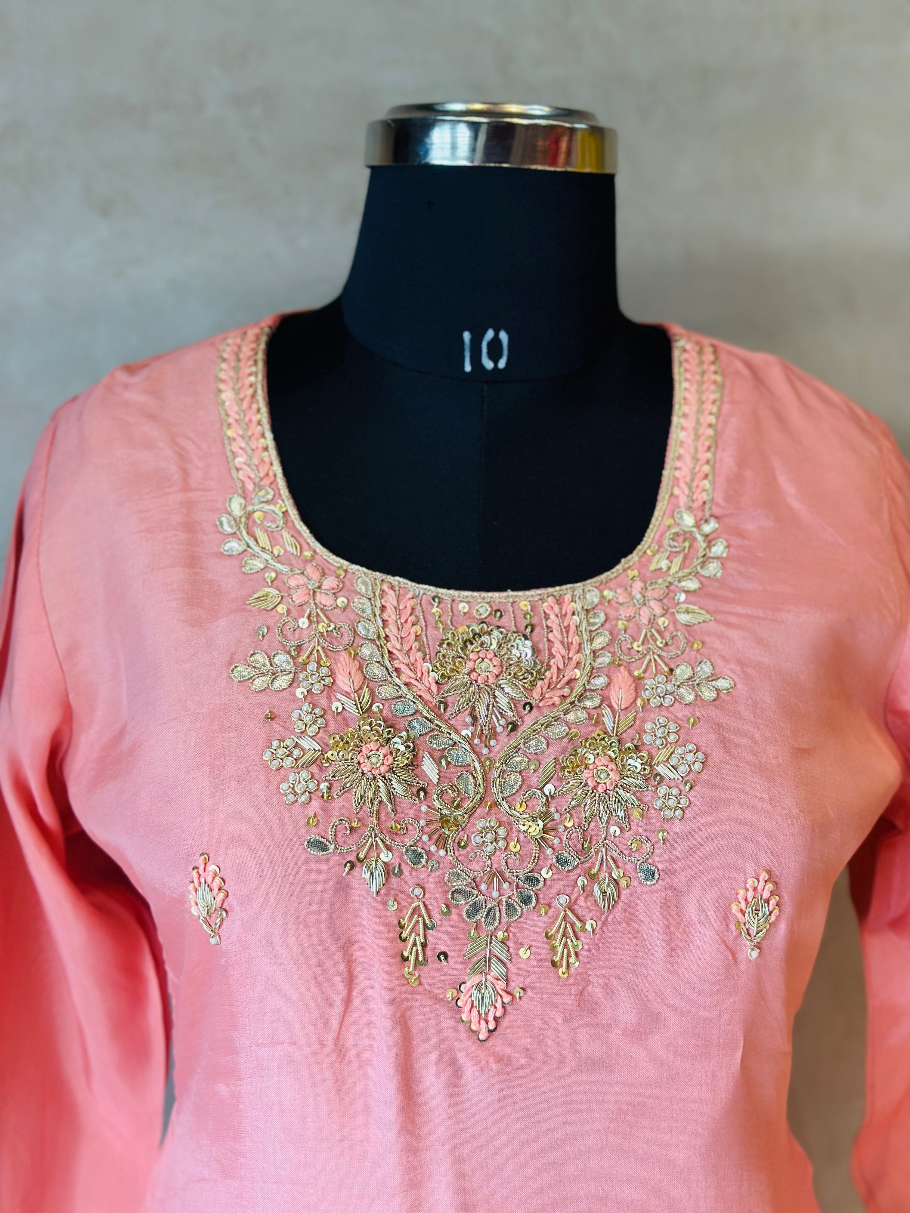 PREMIUM ZARDOSI HANDWORK PLAZO SET