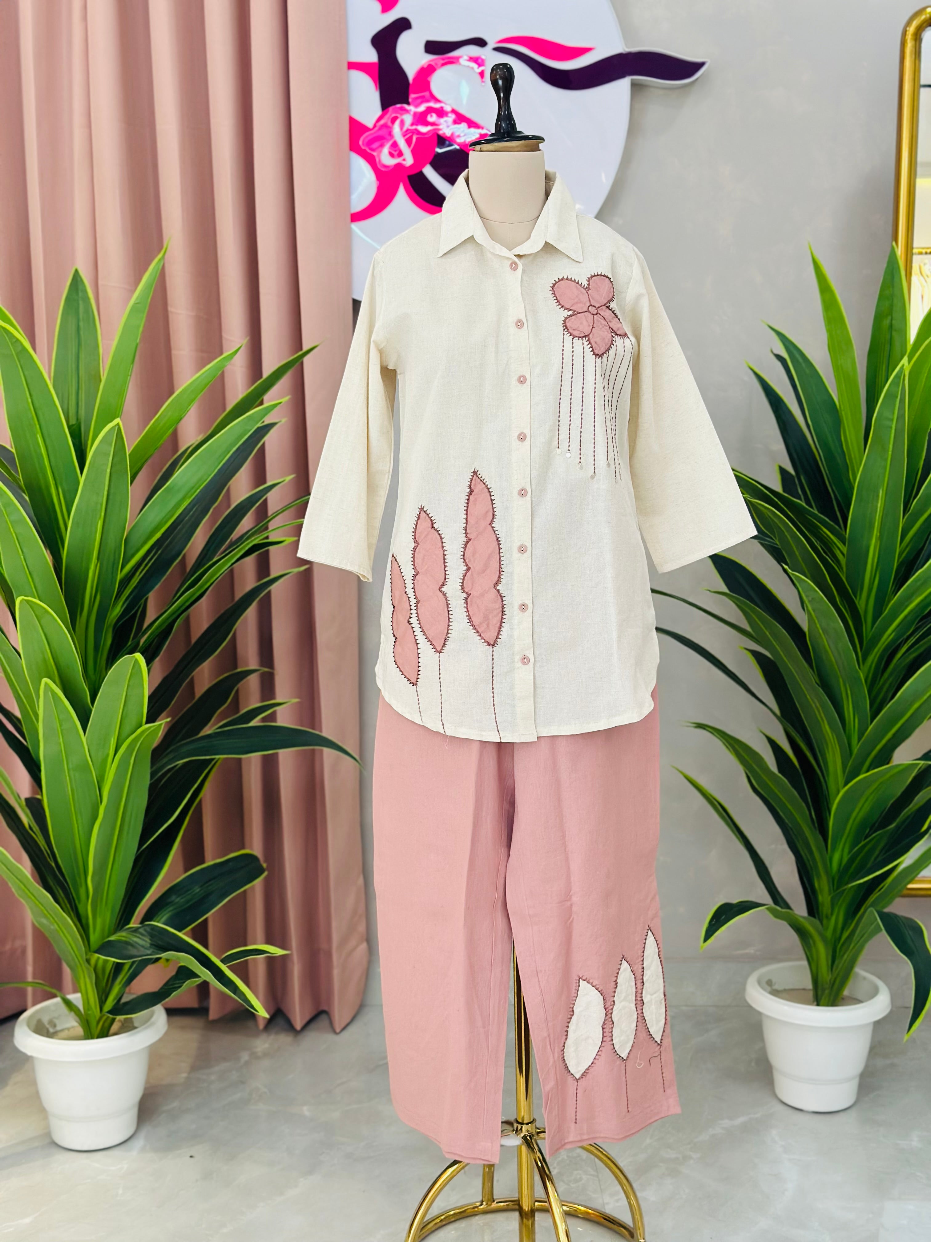 Summer Friendly Embroidered Co-ord Set