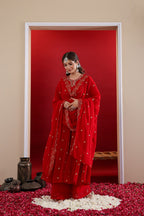 KARWACHOUTH SPECIAL BEAUTIFUL ANARKALI SUIT