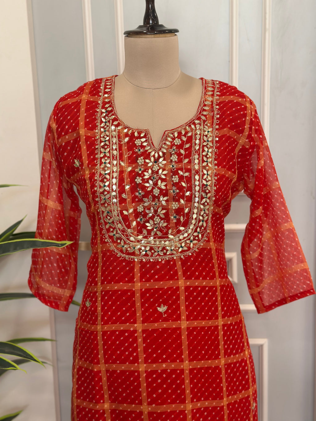 🌿 Surkh Saaj Gota Patti Festive Set 🌿