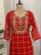 🌿 Surkh Saaj Gota Patti Festive Set 🌿