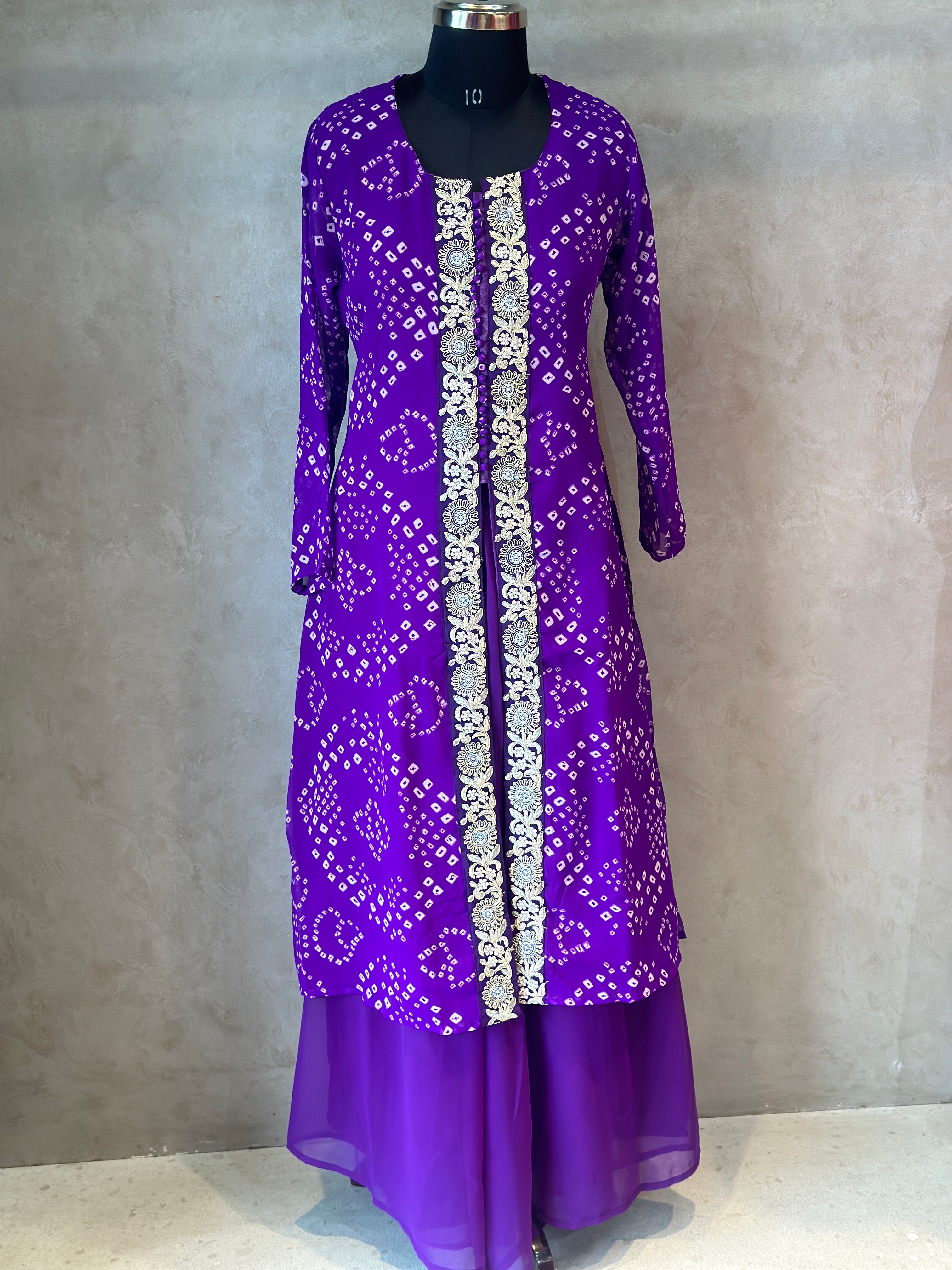 BEAUTIFUL BHANDEJ SPECIAL PLAZO SET